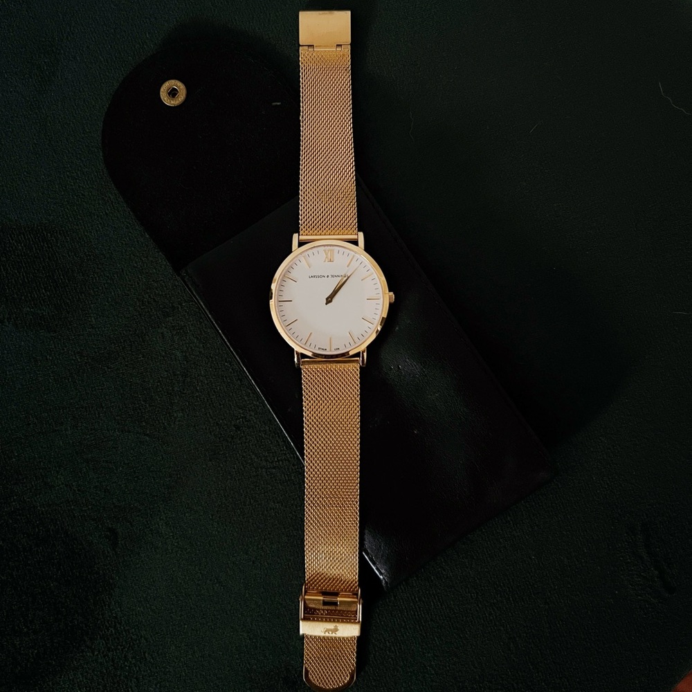 Larsson & Jennings Rose Gold Watch *Mint Condition*
